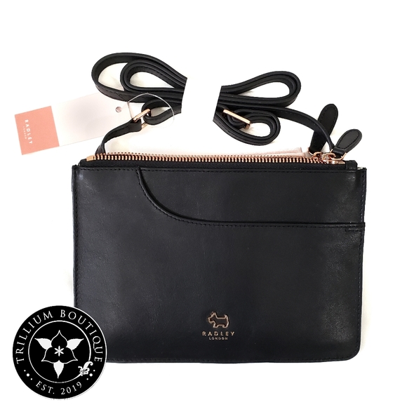 RADLEY LONDON Bags Radley London Leather Crossbody Purse Black W